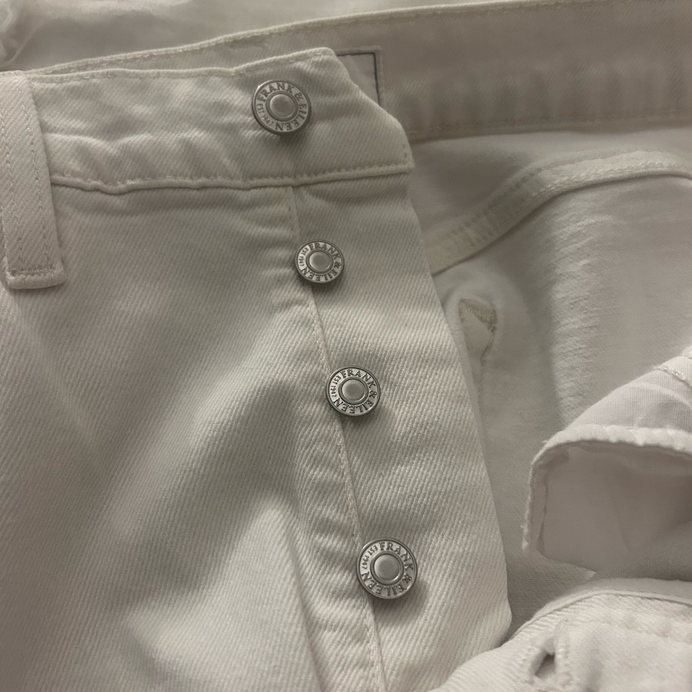 Frank & Eileen White Cotton Jeans - Picture 4 of 6